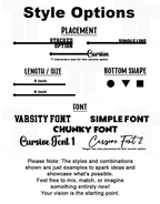 Custom Text Stir Stick