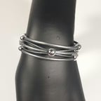 Metallic Leather + Beads