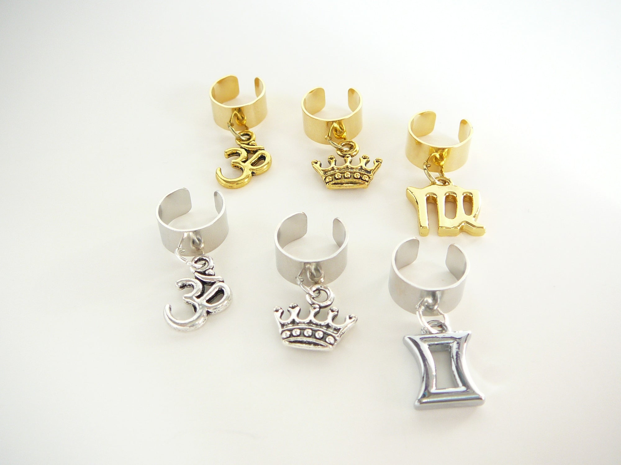 Adjustable Loc Cuff w/Charm
