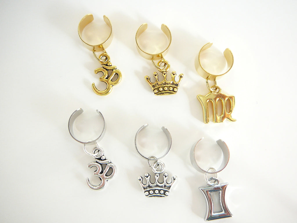 Adjustable Loc Cuff w/Charm