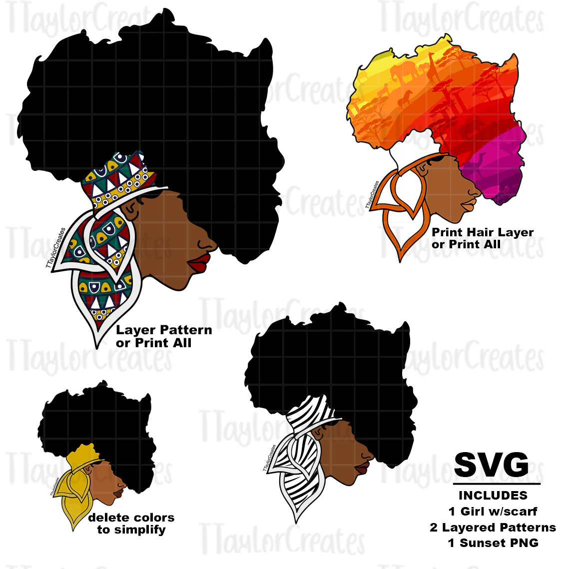 AfricaHairHead