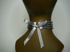 Faux Suede w/Silver Beads