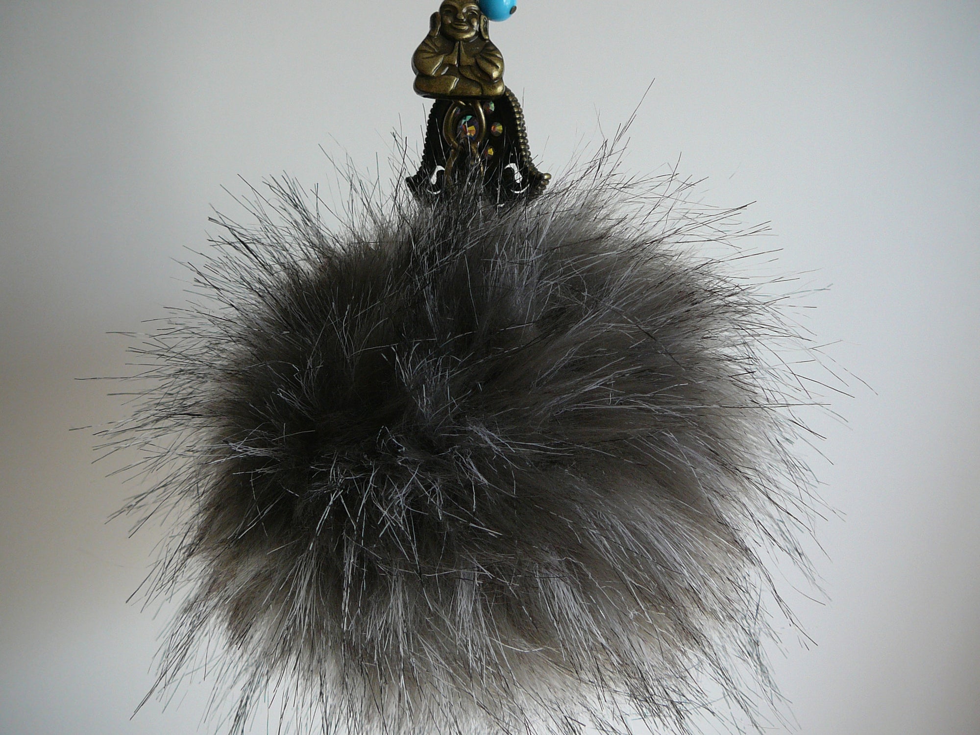 Faux Fox Fur w/Charm