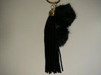 Micro Suede Tassel w/pom pom
